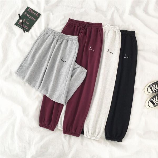 pant women spring autumn embroidery elastic high waist ladies trousers loose casual beam feet pants femme, Black;white
pant women spring autumn embroidery elastic high waist ladies trousers loose casual beam feet pants femme, Black;white