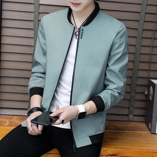 men's jackets jackets2021 spring and autumn casual solid color slim fashion baseball jacket brand clothing jaqueta masculino m-3x, Black;brown
men's jackets jackets2021 spring and autumn casual solid color slim fashion baseball jacket brand clothing jaqueta masculino m-3x, Black;brown