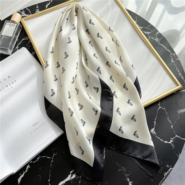 scarves 2021 lady print side square neck shawl wrap 70*70cm hair band foulard women's office necklace tie ribbon zak shawls, Blue;gray
scarves 2021 lady print side square neck shawl wrap 70*70cm hair band foulard women's office necklace tie ribbon zak shawls, Blue;gray