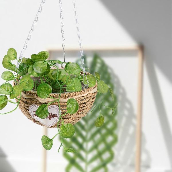 1pc hanging cone wicker basket wall decor rattan plant banana leaf (light grey cone) storage baskets
1pc hanging cone wicker basket wall decor rattan plant banana leaf (light grey cone) storage baskets