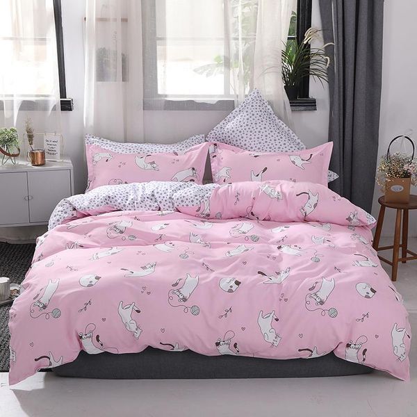 bedding sets home textile twin full king set pink cat kitty cute duvet cover pillowcase flat sheet girls kids teen bed linens
bedding sets home textile twin full king set pink cat kitty cute duvet cover pillowcase flat sheet girls kids teen bed linens