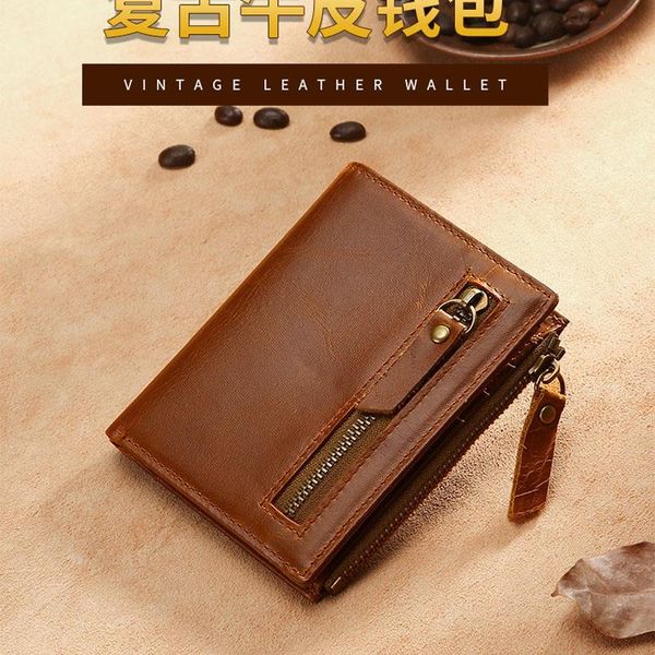 wallets rfid genuine leather men coin purse zipper small card holder portfolio male wallet mini money bag, Red;black
wallets rfid genuine leather men coin purse zipper small card holder portfolio male wallet mini money bag, Red;black