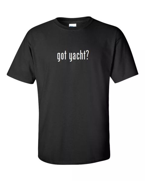 got yacht cotton t-shirt shirt solid black white funny gift s m xl 2xl 3xl, White;black
got yacht cotton t-shirt shirt solid black white funny gift s m xl 2xl 3xl, White;black