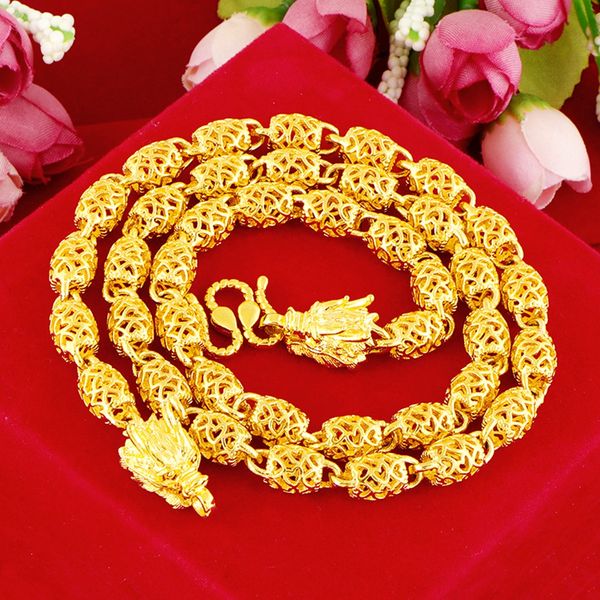 hollow beads chain necklace men hip hop link male accessories 18k yellow gold filled fashion jewelry gift, Silver
hollow beads chain necklace men hip hop link male accessories 18k yellow gold filled fashion jewelry gift, Silver