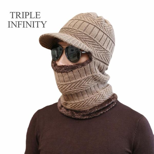 beanies triple infinity winter hats for men skullies beanie thick warm windproof bonnet cap scarf full face cover knitted hat balaclava
beanies triple infinity winter hats for men skullies beanie thick warm windproof bonnet cap scarf full face cover knitted hat balaclava