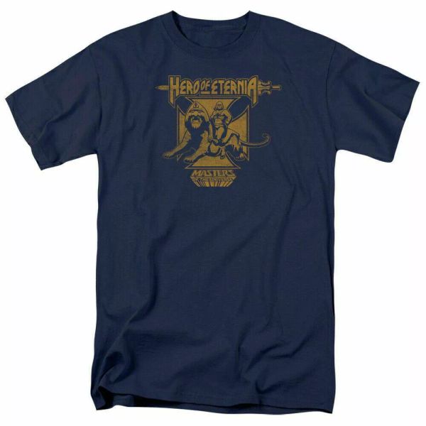 Masters of the Universe Hero of Eternia TShirt Mens Licensed Cartoon He-Man Navy, White;black
Masters of the Universe Hero of Eternia TShirt Mens Licensed Cartoon He-Man Navy, White;black