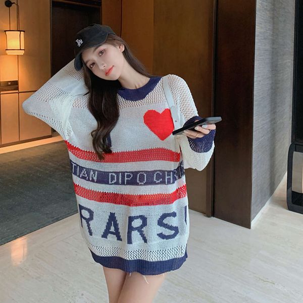 autumn short long sleeve style loose love stripe sweater net red contrast color bottom shirt, White;black
autumn short long sleeve style loose love stripe sweater net red contrast color bottom shirt, White;black