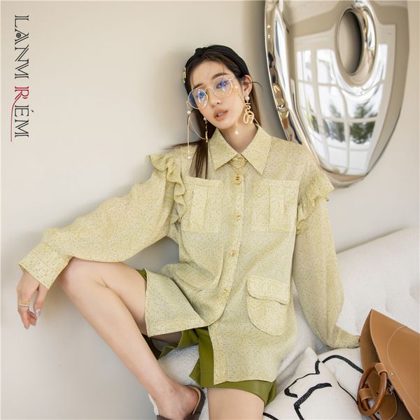 printed shirt women's spring and summer polo collar long sleeve shirts loose plus size fashion clothes 2d1463 210507, White
printed shirt women's spring and summer polo collar long sleeve shirts loose plus size fashion clothes 2d1463 210507, White
