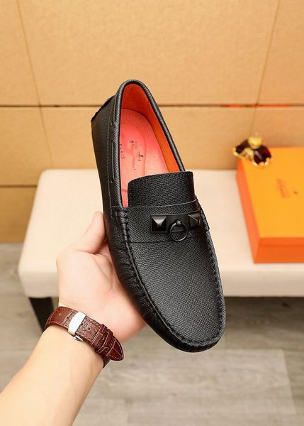 cq genuine leather men shoes mens luxury wedding casual loafers designer dress red bottom orange shoes for man with 11, Black
cq genuine leather men shoes mens luxury wedding casual loafers designer dress red bottom orange shoes for man with 11, Black
