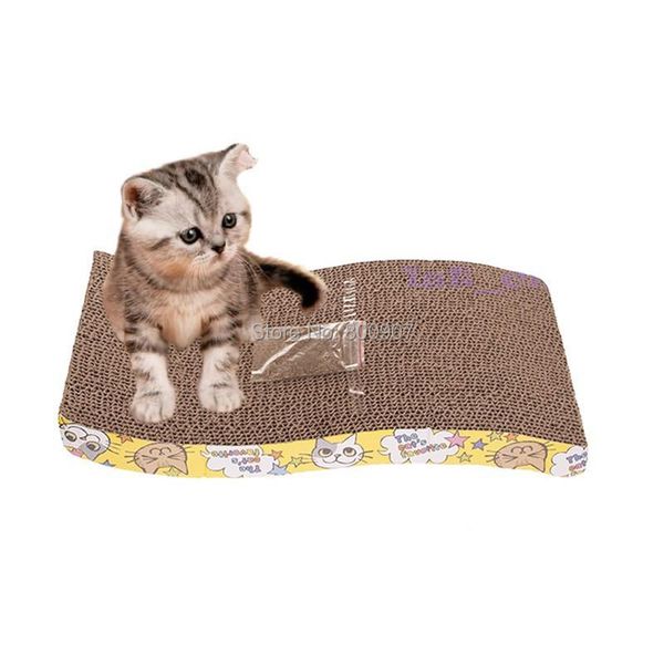 pet cat s-shaped paper mill scratch toy box bed scratching board protect furniture catmint litter catnip toys
pet cat s-shaped paper mill scratch toy box bed scratching board protect furniture catmint litter catnip toys