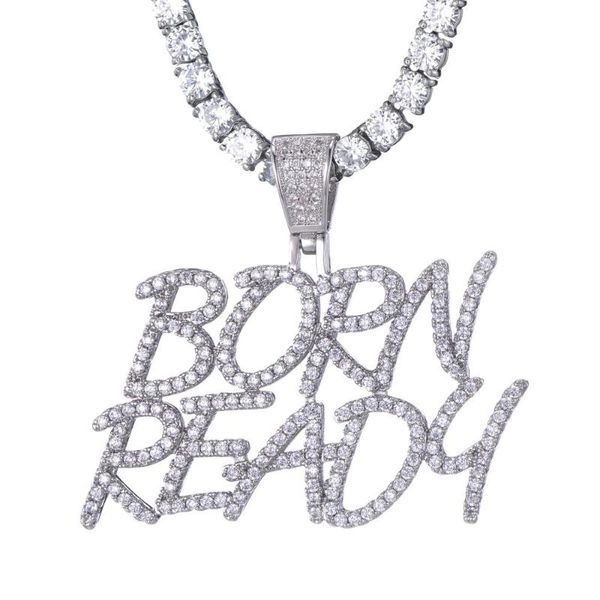 pendant necklaces men/women hip hop iced out bling born ready zircon fashion hiphop letters necklace jewelry, Silver
pendant necklaces men/women hip hop iced out bling born ready zircon fashion hiphop letters necklace jewelry, Silver
