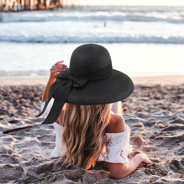 wide brim hats women bandage bucket summer outdoor bow straw foldable hat beach sun protection caps kapelusz rybaka #t3p, Blue;gray
wide brim hats women bandage bucket summer outdoor bow straw foldable hat beach sun protection caps kapelusz rybaka #t3p, Blue;gray
