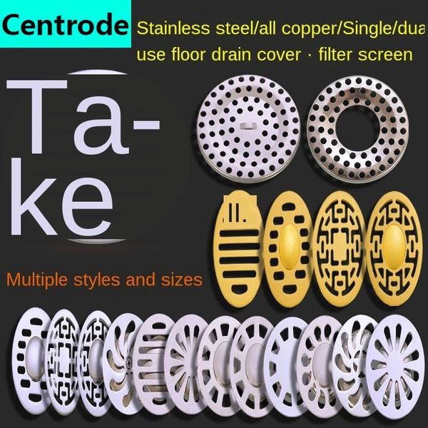 other bath & toilet supplies floor drain cover round anti-clogging filter hair washing machine copper stainless steel
other bath & toilet supplies floor drain cover round anti-clogging filter hair washing machine copper stainless steel