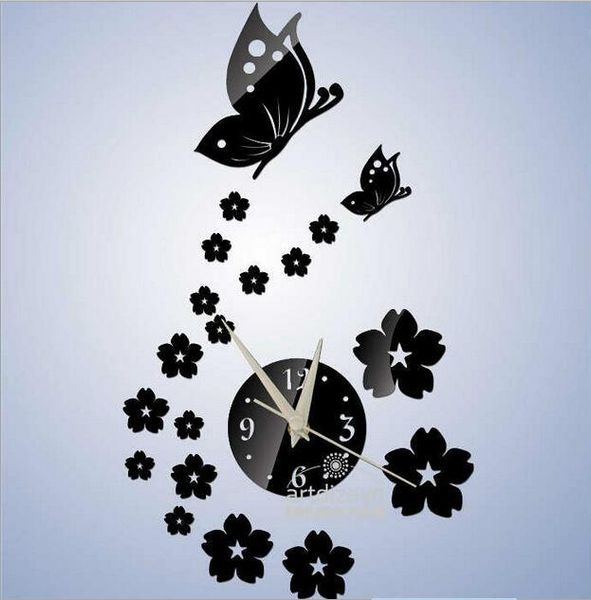 wall clocks 20pcs/lot mirror watch fashion personality clock living room three-dimensional butterfly flowe
wall clocks 20pcs/lot mirror watch fashion personality clock living room three-dimensional butterfly flowe