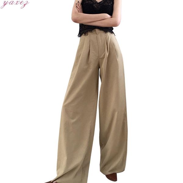 women's pants & capris 2021 wide leg female high waist zipper pocket long trousers spring casual fashion summer plus sizes, Black;white
women's pants & capris 2021 wide leg female high waist zipper pocket long trousers spring casual fashion summer plus sizes, Black;white