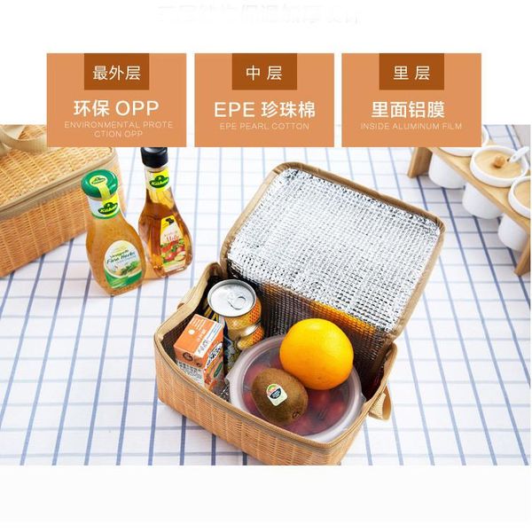 dinnerware sets portable thermal cooler bag picnic beverage drink fresh keeping organizer insulated lunch box zipper tote accessories c
dinnerware sets portable thermal cooler bag picnic beverage drink fresh keeping organizer insulated lunch box zipper tote accessories c