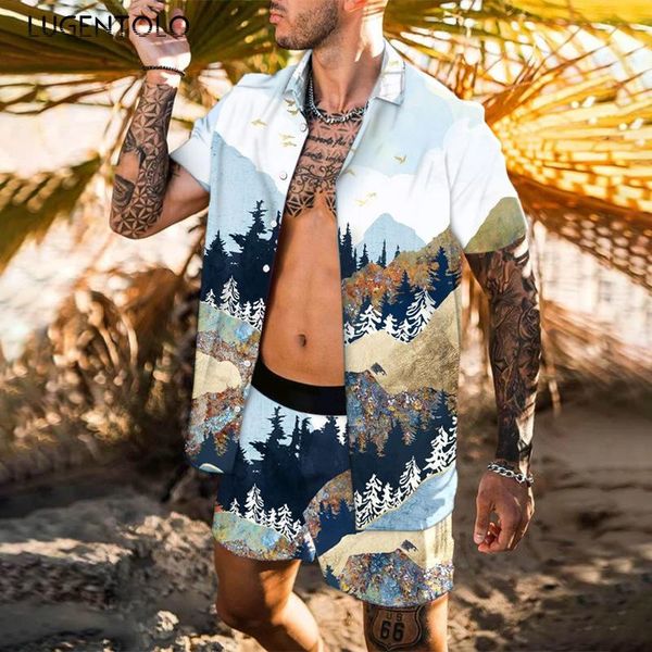 men's tracksuits women set two-piece short-sleeved single-breasted shirts beach summer shorts vacation sets lugentolo, Gray
men's tracksuits women set two-piece short-sleeved single-breasted shirts beach summer shorts vacation sets lugentolo, Gray