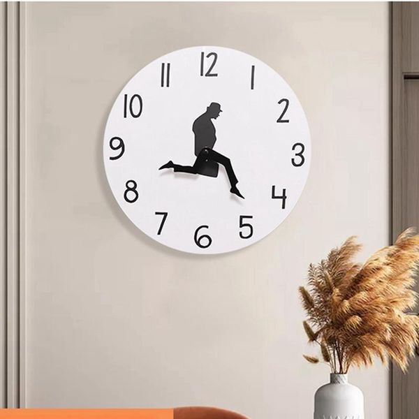 wall clocks creative clock seconds silent ministry of silly walks decor