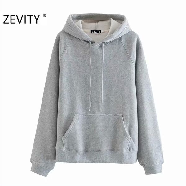 zevity women fashion front pocket casual loose fleece hoodies femme basic chic autumn hooded pullover leisure s437 210419, Black
zevity women fashion front pocket casual loose fleece hoodies femme basic chic autumn hooded pullover leisure s437 210419, Black