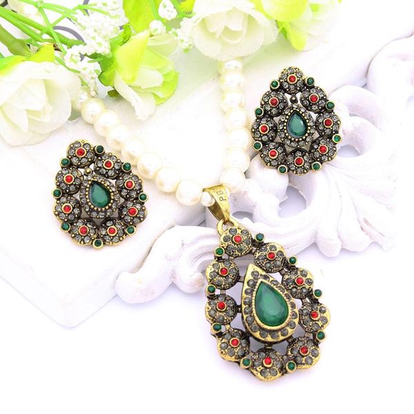 earrings & necklace fashion women rhinestone bead jewelry sets resin earring imitation pearl hollow out flower vintage ethnic, Silver
earrings & necklace fashion women rhinestone bead jewelry sets resin earring imitation pearl hollow out flower vintage ethnic, Silver