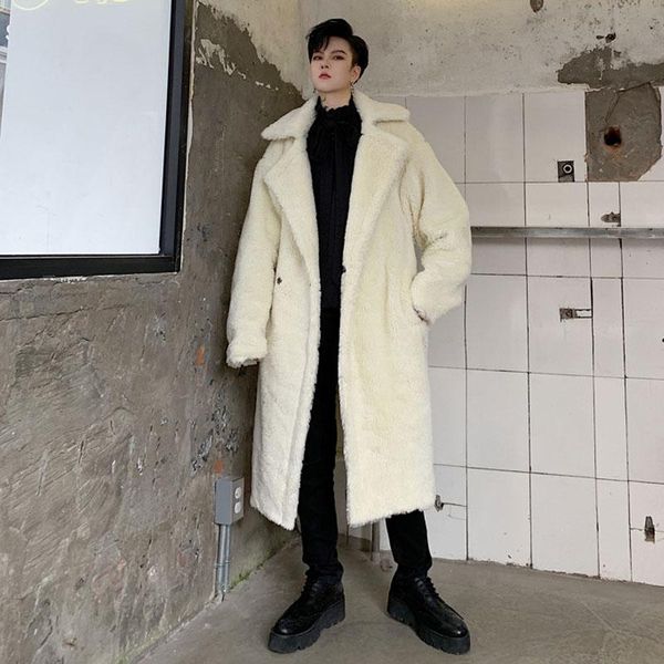 men's trench coats winter overcoat men loose thick fake lamb windbreaker coat outerwear male women streetwear vintage long fur jacket, Tan;black
men's trench coats winter overcoat men loose thick fake lamb windbreaker coat outerwear male women streetwear vintage long fur jacket, Tan;black
