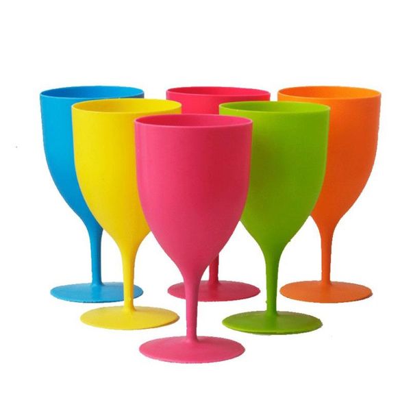 disposable dinnerware large multicolor wine champagne 350ml pe juice cup drop-resistant plastic goblet for baby shower birthday party decora
disposable dinnerware large multicolor wine champagne 350ml pe juice cup drop-resistant plastic goblet for baby shower birthday party decora