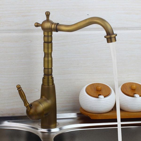 kitchen faucets tap elegant single handle antique brass finish sink swivel mixer taps vanity faucet
kitchen faucets tap elegant single handle antique brass finish sink swivel mixer taps vanity faucet