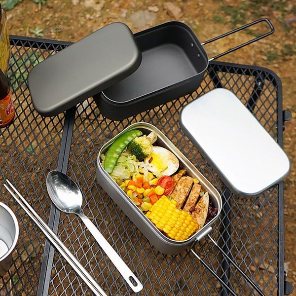 dinnerware sets rice cooker aluminum rectangular lunch box foldable handle for camping hiking pacnic cooking steaming
dinnerware sets rice cooker aluminum rectangular lunch box foldable handle for camping hiking pacnic cooking steaming