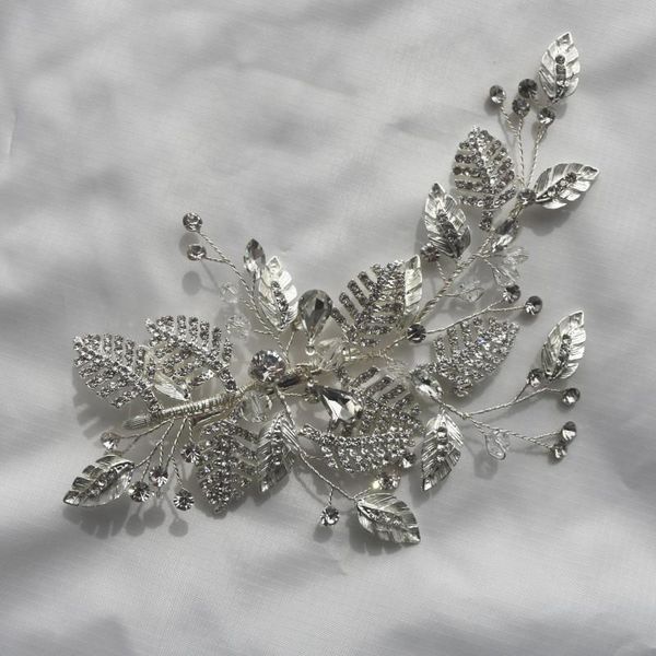 hair clips & barrettes shine silver color clip bridal piece rhinestone leaf wedding jewelry handmade women ornament, Golden;silver
hair clips & barrettes shine silver color clip bridal piece rhinestone leaf wedding jewelry handmade women ornament, Golden;silver