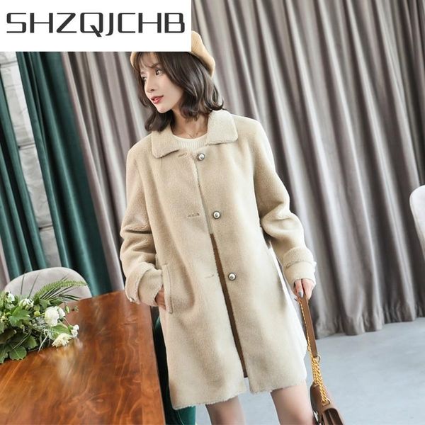 women's fur & faux jchb 2021 shearing real sheep coat women autumn winter clothes wool jacket korean manteau femme hiver 1110 kj4141, Black
women's fur & faux jchb 2021 shearing real sheep coat women autumn winter clothes wool jacket korean manteau femme hiver 1110 kj4141, Black