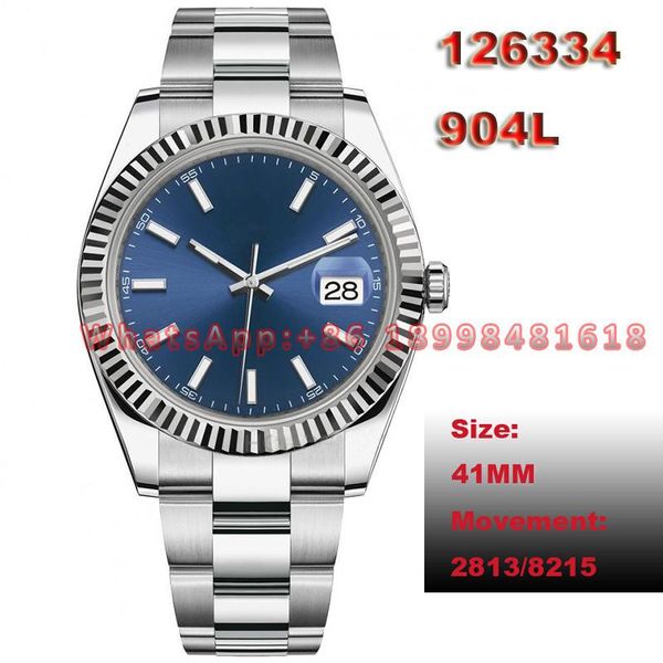 wristwatches datejust 41mm 126334 men's automatic mechanical watch 904l stainless steel waterproof watches for men, Slivery;brown
wristwatches datejust 41mm 126334 men's automatic mechanical watch 904l stainless steel waterproof watches for men, Slivery;brown