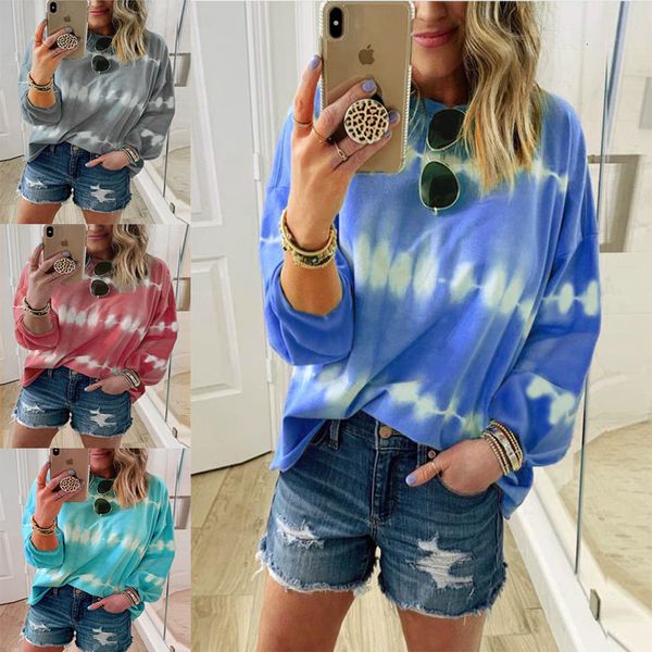 women's t-shirt european and american styles in autumn winter tie-dye casual long-sleeved, ladies round neck t-shirt ylj07 clv, White
women's t-shirt european and american styles in autumn winter tie-dye casual long-sleeved, ladies round neck t-shirt ylj07 clv, White