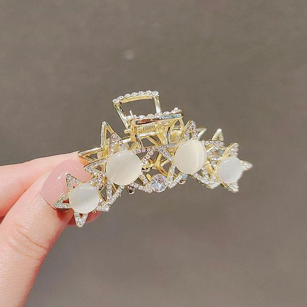 hair clips & barrettes trendy shiny rhinestone opal jewelry bling star cross geometric elegant accessories for women, Golden;silver
hair clips & barrettes trendy shiny rhinestone opal jewelry bling star cross geometric elegant accessories for women, Golden;silver