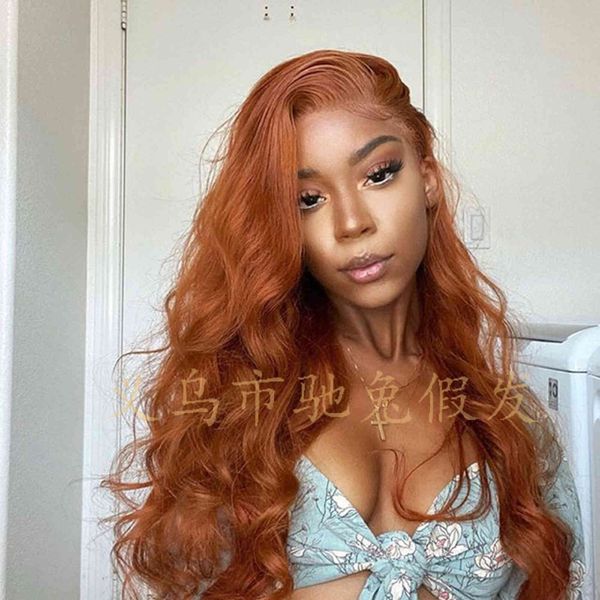 women's wig brown gold long curly hair with bangs in the middle, big waves and gradient high temperature silk, Black;brown
women's wig brown gold long curly hair with bangs in the middle, big waves and gradient high temperature silk, Black;brown