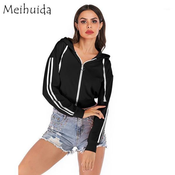 autumn women sweatshirts hooded zipper jacket coat crop fashion casual cardigan long sleeve drawstring hoodie for female women's jacket, Black;brown
autumn women sweatshirts hooded zipper jacket coat crop fashion casual cardigan long sleeve drawstring hoodie for female women's jacket, Black;brown
