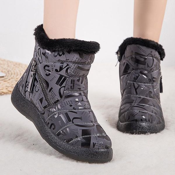 boots women fashion alphabet winter shoes waterproof snow warm ankle botas mujer footwear female, Black
boots women fashion alphabet winter shoes waterproof snow warm ankle botas mujer footwear female, Black