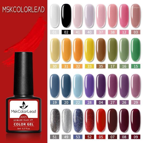 msk color lead nail gel polish 60 colors 8ml for baking art manicure semi permanent coat uv led varnish1, Red;pink
msk color lead nail gel polish 60 colors 8ml for baking art manicure semi permanent coat uv led varnish1, Red;pink