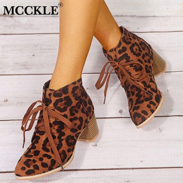 mcckle women leopard ankle boots female shoes autumn 2020 new ladies soft comfort women's print chunky heels woman lace up boots, Black
mcckle women leopard ankle boots female shoes autumn 2020 new ladies soft comfort women's print chunky heels woman lace up boots, Black