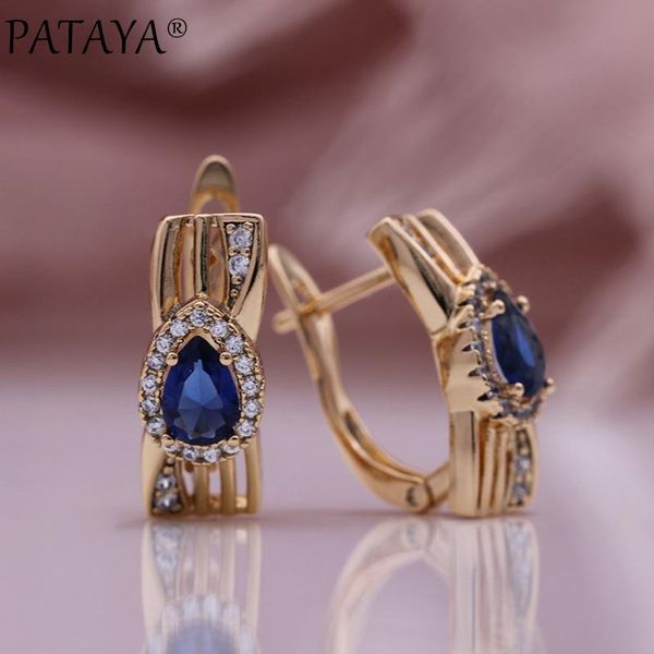 dangle & chandelier pataya dark blue water drop natural zircon earrings 585 rose gold women wedding vintage fine fashion jewelry, Silver
dangle & chandelier pataya dark blue water drop natural zircon earrings 585 rose gold women wedding vintage fine fashion jewelry, Silver