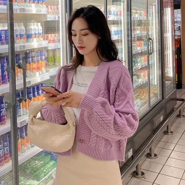 women's knits & tees japanese knitting cardigan female spring autumn lantern sleeve sweater coat 19698-a, White
women's knits & tees japanese knitting cardigan female spring autumn lantern sleeve sweater coat 19698-a, White