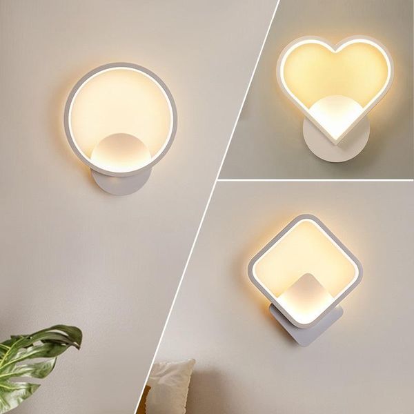 wall lamp modern led light 12w mounted industrial bedroom round square heart-shaped warm white acrylic material decor
wall lamp modern led light 12w mounted industrial bedroom round square heart-shaped warm white acrylic material decor