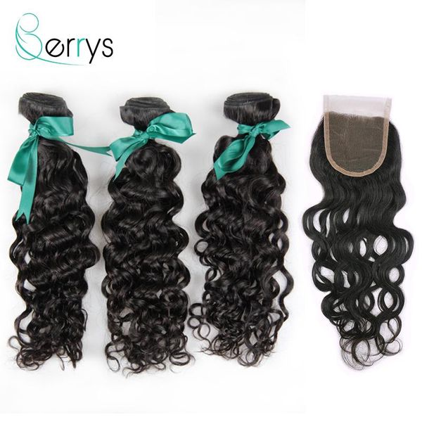 human hair bulks malaysia bundle water wave 3pcs/lot bundles weave with 4x4 lace closure part remy, Black
human hair bulks malaysia bundle water wave 3pcs/lot bundles weave with 4x4 lace closure part remy, Black