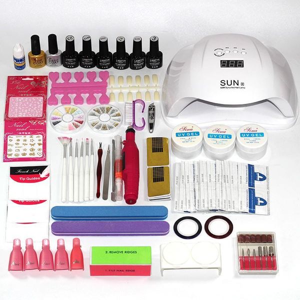 54/36/6w uv lamp 6 color soak off gel nail coat polish kit manicure set electric handle kit1
54/36/6w uv lamp 6 color soak off gel nail coat polish kit manicure set electric handle kit1