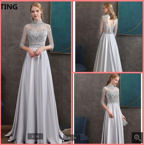 vestido de festa 2021 silver elastic satin a line prom dress lace appliques beaded half sleeve elegant party dresses floor length hollow bac, Black
vestido de festa 2021 silver elastic satin a line prom dress lace appliques beaded half sleeve elegant party dresses floor length hollow bac, Black