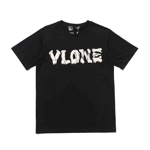 fashion t-shirt gaojiechao brand v skeleton bone limited back large loose simple short sleeve for men women, White 
fashion t-shirt gaojiechao brand v skeleton bone limited back large loose simple short sleeve for men women, White