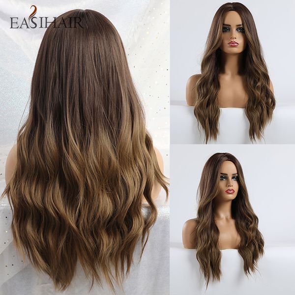 long brown ombre synthetic wigs for women natural hair wavy wigs ash brown blonde heat resistant female wig cosplay, Black
long brown ombre synthetic wigs for women natural hair wavy wigs ash brown blonde heat resistant female wig cosplay, Black