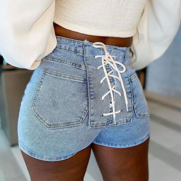 women's shorts denim 2021 summer female solid color buckle back strap elastic high waist slim fashion casual, White;black
women's shorts denim 2021 summer female solid color buckle back strap elastic high waist slim fashion casual, White;black