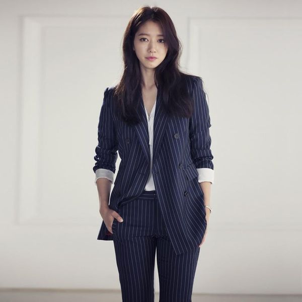 women's suits & blazers double breasted striped blazer and cropped pant suit female office work wear star same style trouser women autu, White;black
women's suits & blazers double breasted striped blazer and cropped pant suit female office work wear star same style trouser women autu, White;black