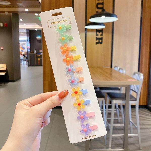 hair accessories 10pcs/set girls cute cartoon flower small scrunchie kids ponytail pins fashion set clip, Slivery;white
hair accessories 10pcs/set girls cute cartoon flower small scrunchie kids ponytail pins fashion set clip, Slivery;white