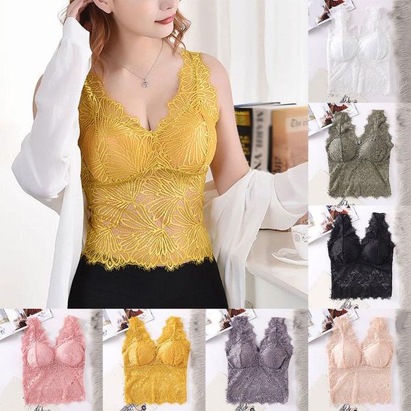 women's tanks & camis v neck women lace vest sleeveless wrapped chest cami padded fashion summer solid tank beauty back underwear, White
women's tanks & camis v neck women lace vest sleeveless wrapped chest cami padded fashion summer solid tank beauty back underwear, White